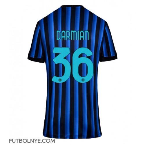 Camiseta Inter Milan Matteo Darmian #36 Primera Equipación para mujer 2025-26 manga corta